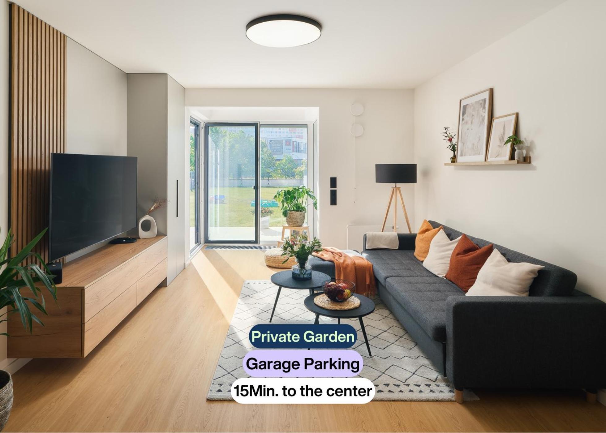 Beta Home - Garage, Air Condition, Garden, At Metro Прага Екстериор снимка